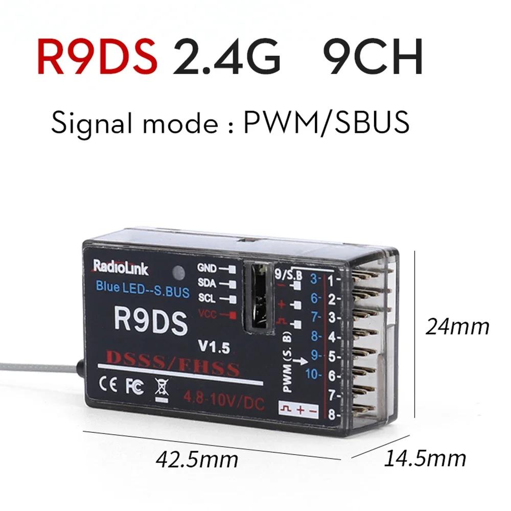 Radiolink R9DS R12DSM RC ű, 9 ä  ۽ SBUS PWM PPM ȣ ȣȯ, AT9S AT10II  